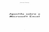 Apostila sobre o Microsoft Excel - angelfire.com · Conhecendo o Microsoft Excel O Excel pode ser utilizado em diversas áreas, citaremos algumas: • Área Administrativa: Folha