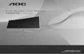 LCD Monitor User Manual - caribbean.aoc.comcaribbean.aoc.com/en/files/monitors/C4008VH8/AOC C4008VH8 EDFU... · The monitor is equipped with a three- pronged grounded plug, a plug