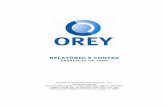 RELATÓRIO E CONTAS - Grupo Orey - Homepage - Proposta de relatorio e... · 2012-06-21 · Certificação Legal e Relatório de Auditoria das Contas Consolidadas e ... actividade