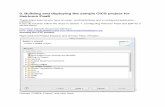3. Building and deploying the sample CICS project for ... · Building and deploying the sample CICS project for ... Download Sample Source bundle from ... Building and deploying the