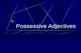 Possessive Adjectives - sthelens.k12.or.us .Possessive Adjectives The possessive adjective must be