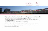The Sustainable Development Goals of the Post-2015 Agenda ... · SDG 12 Ensure sustainable consumption and production patterns SDG 13 Take urgent action to combat climate change and