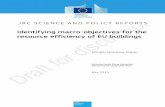 Identifying macro-objectives for the resource efficiency ...susproc.jrc.ec.europa.eu/Efficient_Buildings/docs/150528 Resource... · o EU and Member State policies and initiatives