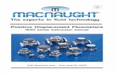 Positive Displacement Flowmeters - Sechangdownload.sechang.com/pds/inventory_group/76/76_8261a.pdf · Positive Displacement Flowmeters M40 series instruction manual M40 Mechanical