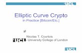 Elliptic Curve Crypto - Nicolas Courtois · Groups and ECC Nicolas T. Courtois, 2006-2014 3 Evariste Galois Very famous French mathematician. • At age of 14 started reading very