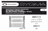 SYGMA - Rointe Europe · The SYGMA digital electric towel rail have exceeded the most stringent quality controls in order to comply with the most rigorous requirements for safety.