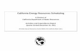 California Energy Resources Scheduling - Welcome to CERS · California Energy Resources Scheduling A Division of California Department of Water Resources Activities and Expenditures