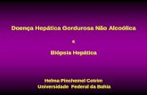 Doença Hepática Gordurosa Não Alcoólica HEPATICA GORDUROSA E A...Doença Hepática Gordurosa Não Alcoólica DIAGNÓSTICO HISTOLÓGICO - PONTOS FAVORÁVEIS 1-Amplo espectro e necessidade