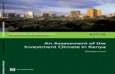 An Assessment of the Investment Climate in Kenya - ISBN ...documents.worldbank.org/curated/en/131271468272711272/pdf/477160... · An Assessment of the Investment Climate in Kenya