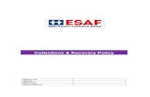 ESAF SFB Collections and Recovery Policy - esafbank.com · ,qwurgxfwlrq 7kh &roohfwlrqv 5hfryhu\ 3rolf\ ri (6$) 6pdoo )lqdqfh %dqn khuhdiwhu uhihuuhg dv ³wkh 6)%´ ru ³(6$)´ vkdoo