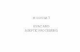 MODULE 7 HVAC AND ASEPTIC PROCESSING - dcvmn.org · All products and their supporting processes and utilities must be supported by appropriate complete validation. REMEMBER