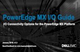 PowerEdge MX I/O Guide - dellemc.com · 2. Table of Contents. Quick Reference Guides PowerEdge MX7000 Overview MX Network I/O Modules MX Scalable FabricArchitecture Example Topologies