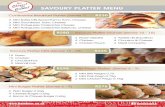SAVOURY PLATTER MENU - Bem Bom – Coffeebembom.co.za/wp-content/uploads/2017/07/bembom-Platter-menu-June... · SAVOURY PLATTER MENU Continental Breakfast Platter (Serves 7) R230