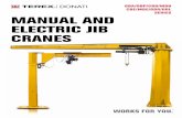 GBA/GBP/CBB/MBB CBE/MBE/GBR/GBL SERIES MANUAL AND ELECTRIC JIB CRANES · MANUAL AND ELECTRIC JIB CRANES GBA/GBP/CBB/MBB CBE/MBE/GBR/GBL SERIES. 2 Donati Sollevamenti S.r.l. was founded