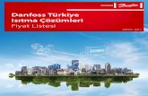 Danfoss Türkiye Isıtma Çözümleri - aktifisi.com · 90 216 600 50 50 Danfoss Türkiye Isıtma Çözümleri Fiyat Listesi 2017 • Bu fiyat listesi 15 Mayıs 2017 tarihinden itibaren