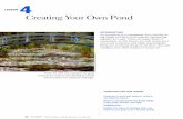 LESSON Creating Your Own Pond - staff.4j.lane.edustaff.4j.lane.edu/~ruzicka/Cal_Young/lifescience/Organisms/L4... · Creating Your Own Pond ... such as this painting by Claude Monet