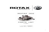 ROTAX DD2 - eikoms.com · 6 630500 オイルシール 50x68x8 NBR 2 7 432330 ベアリング 6010 C3 50-80-16 2 8 620163 ホローシャフト 1 9 233120 プレーンベアリング