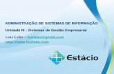 Desenvolvimento de Sistemas Web - Luiz Leaoluizleao.com/Docencia/FAP/ADMSI/ADMSI_UND_03.pdf · atividades de TI bem como com os fornecedores e com os parceiros (clientes) da organização.