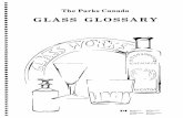The Parks Canada Glass Glossary - sha.org Parks Canada Glass Glossary.pdf · de catalogue R64-162-1985F). En vente au Canada par l'entremise de En vente au Canada par l'entremise