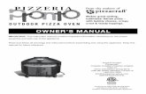 Pizzeria Pronto Outdoor Pizza Oven Manual - Shopify · Pizzeria Pronto ® Pizzacraft® PC6000/ PC6002/ PC6004/ PC6005 ... Attach legs to body as shown and slide into place; secure