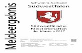 Südwestfalen Meldeergebnis - · PDF fileMeldeergebnis Schwimm-Verband Südwestfalen Südwestfälische Meisterschaften der Masters 2017 Veranstalter: Schwimm-Verband Südwestfalen