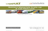 Battery Materials Scale-up WMG centre & Cell Pilot ... · • Large capacity 5 gallon reservoirs include custom designed leak tight screw cap and Swagelok quick disconnect valves