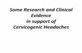 Some Research and Clinical Evidence in support of ... - The Trigeminocervical Complex... · The Trigeminocervical Complex (TCC) “MASSAGING OVER THE GREATER OCCIPITAL NERVE REDUCES