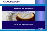 18 și 25 aprilie 2018 - static.anaf.ro · Nr. Crt. Întrebare Răspuns atât pentru veniturile realizate în anul 2017, cât și pentru veniturile estimate pentru anul 2018 (respectiv