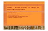 TEMA 1: Introducción a las Redes de Telecomunicacionestrajano.us.es/~rafa/REDES/apuntes/T1-Introduccion.pdf · IEEE 802.11 (WiFi). Telefonía Móvil / WAP. WiMax. 3.16. Servicios