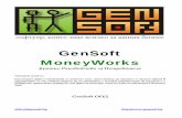 Кратко Ръководство за Потребителя / 2010.2 · софтуер, който знае всичко за вашия бизнес. GenSoft MoneyWorks. Кратко