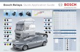 Bosch Relays: Quick Application Guide - pbwdist.compbwdist.com/catalogs/Relay-quick application guide.pdf · Fuel Pump Turn Signal Lights Electric Injection Starter Switch Electric
