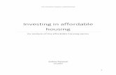 Investing in affordable housing - thfcorp.com · 0 THE HOUSING FINANCE CORPORATION Investing in affordable housing An analysis of the affordable housing sector Andrew Heywood 2/12/2016