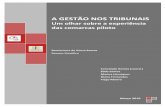 A GESTÃO NOS TRIBUNAISopj.ces.uc.pt/pdf/RelatorioA_gestao_dos_tribunais_01_04_2010.pdf · 7 Conclusões e Recomendações ... 8 Referências bibliográficas ... de trabalho dos tribunais”