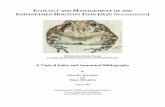 ECOLOGY AND MANAGEMENT OF THE ENDANGERED HOUSTON TOAD Bufo ... · ECOLOGY AND MANAGEMENT OF THE ENDANGERED HOUSTON TOAD (Bufo houstonensis) Painting by Glenda Crysup Courtesy of Bastrop