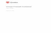 Qualys(R) Virtual Firewall Container User Guide · Web Application Firewall Dashboard Events WAF Appliances Security WAF Appliances Help 1-10f1 Qualys User Log Out Web Applications