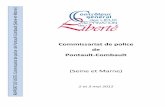 Rapport de constat - cglpl.fr · | 3 CGLPL Mai 2012 Commissariat de police de Pontault-Combault (Seine-et-Marne) débloqué un budget de près de 150 000 eu os en vue d [une efonte
