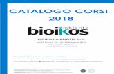 Catalogo Corsi Bologna 2018 - ancbologna.organcbologna.org/wp-content/.../2018/02/Catalogo_Corsi_Bioikos_2018.pdf · CATALOGO CORSI 2018 BIOIKOS AMBIENTE S.r.l. via G. Rivani, 99