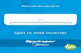 Split Hi Wall Invertercdn.springer.com.br/downloads_docs/e806c-MU-SHW-Springer-Midea... · Painel de LEDs da unidade interna (evaporadora) 1. LED indicador de funcionamento da função