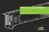 NVIDIA QUADRO - images.nvidia.com · Quadro GP100, P6000, P5000, M6000 24GB, and M5000 Quadro P1000, K1200, P620, and P600 DVI-to-VGA Adapter (Optional - For use with DVI-I connectors
