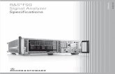 R&S®FSQ Signal Analyzer Test & Measurement Data Sheet ... · Version 11.00, June 2011 2 Rohde & Schwarz Signal Analyzer R&S®FSQ CONTENTS Specifications ...