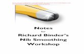for Richard Binder’s Nib Smoothing Workshoprichardspens.com/pdf/workshop_notes.pdf · If you are not reading this copyrighted PDF document on , you should know that you are using