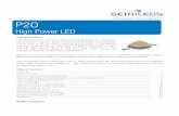 PRODUCT DATASHEET P2O - PRAXIAgb-static.praxia.com.ar/datasheets/productos/LS-P2N-WY3.pdf · PRODUCT DATASHEET P2O High Power LED Introduction The P2O LEDs from SemiLEDs utilize innovative