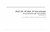 ACS File Format - postalpro.usps.com · ACS is designed to substantially reduce the number of manual address correction notices provided to mailers and replace them with electronic
