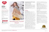 BUY YARN Sensational Crochet Fashion Soft™ · PDF file Find more ideas & inspiration: redheart.com ©20 oats & lar Page 1 of 5 Sensational Crochet Shawl RED HEART® Fashion Soft™: