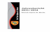 Jahresbericht 2013/2014 - skiclub-alpina.ch · 3 Inhaltsverzeichnis Jahresbericht 2013/2014 Personelle Zusammensetzung Seite 5 Protokoll der 110. GV des SCA vom 22. August 2013 Seite