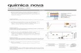 Artigo - Química Novaquimicanova.sbq.org.br/imagebank/pdf/00b-sumario37-1.pdf · Silva, Lara C. B. Moura e Lorena T. G. de Almeida Graphical Abstract Essential oil of Croton zehntneri
