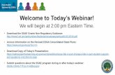 Welcome to Today’s Webinar! - Safe Supportive Learning · Welcome to Today’s Webinar! ... •The Webinar recording and slides will be emailed to registrants ... 5/26/2017 12:09:28