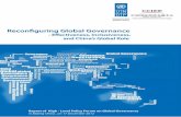 Reconfi guring Global Governance – Effectiveness ... · Reconfi guring Global Governance – Effectiveness, Inclusiveness, and China’s Global Role
