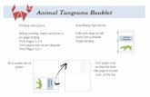 Animal Tangrams Booklet - mariespastiche | This WordPress ... · Animal Tangrams Booklet Assembling Instructions: Fold each page in half Insert into a booklet Staple binding Printing