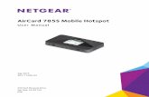 AirCard 785S Mobile Hotspot User Manual - Netgear · AirCard 785S Mobile Hotspot User Manual. 2 AirCard 785S ... 48 View WAN Information ... to a computer running Windows Vista ...
